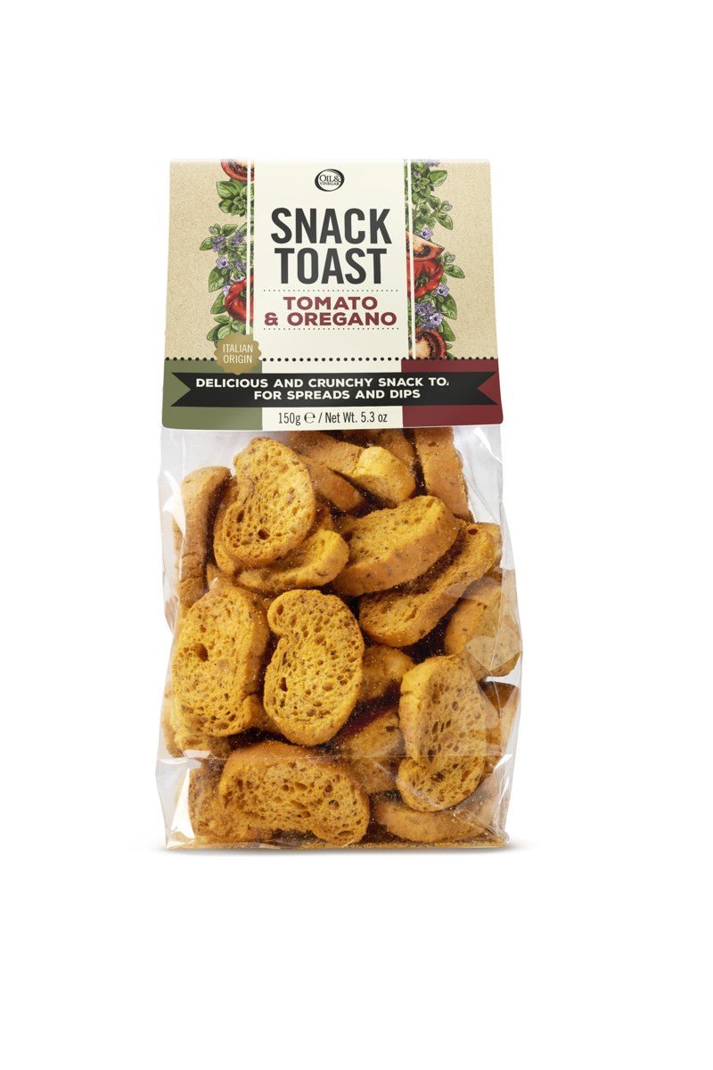 Snack Toast Tomato & Oregano 150 g - oilvinegar.ch