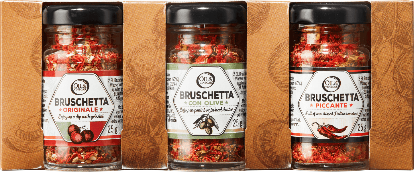 Bruschetta Trio 3x25g - oilvinegar.ch