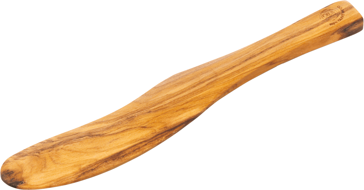 Buttermesser aus Olivenholz 16 cm - oilvinegar.ch