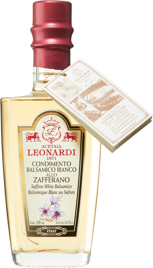 Condimento Balsamico Bianco allo Zafferano - 250 ml - oilvinegar.ch