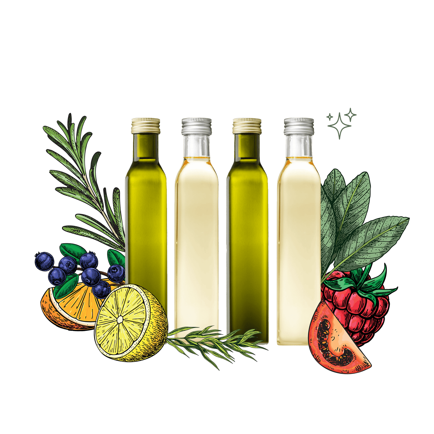 Discovery Quartett 4 x 250 ml - oilvinegar.ch