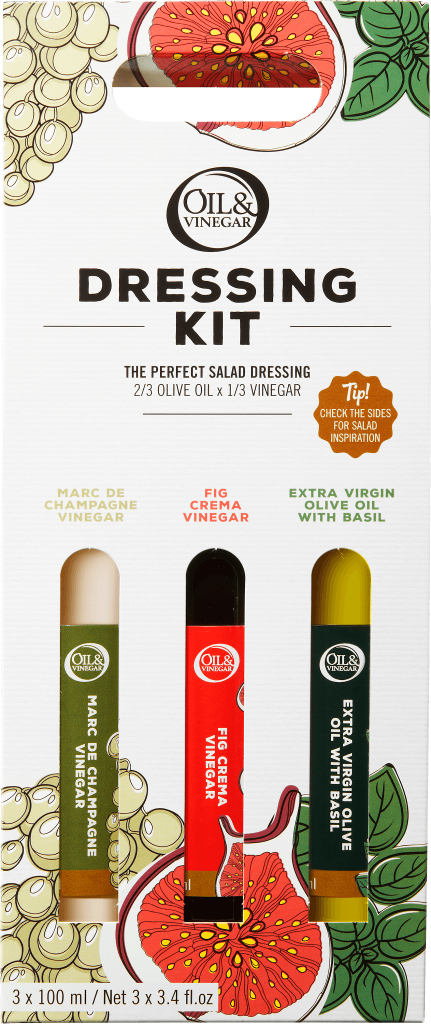 Dressing Kit 3 x 100 ml - oilvinegar.ch