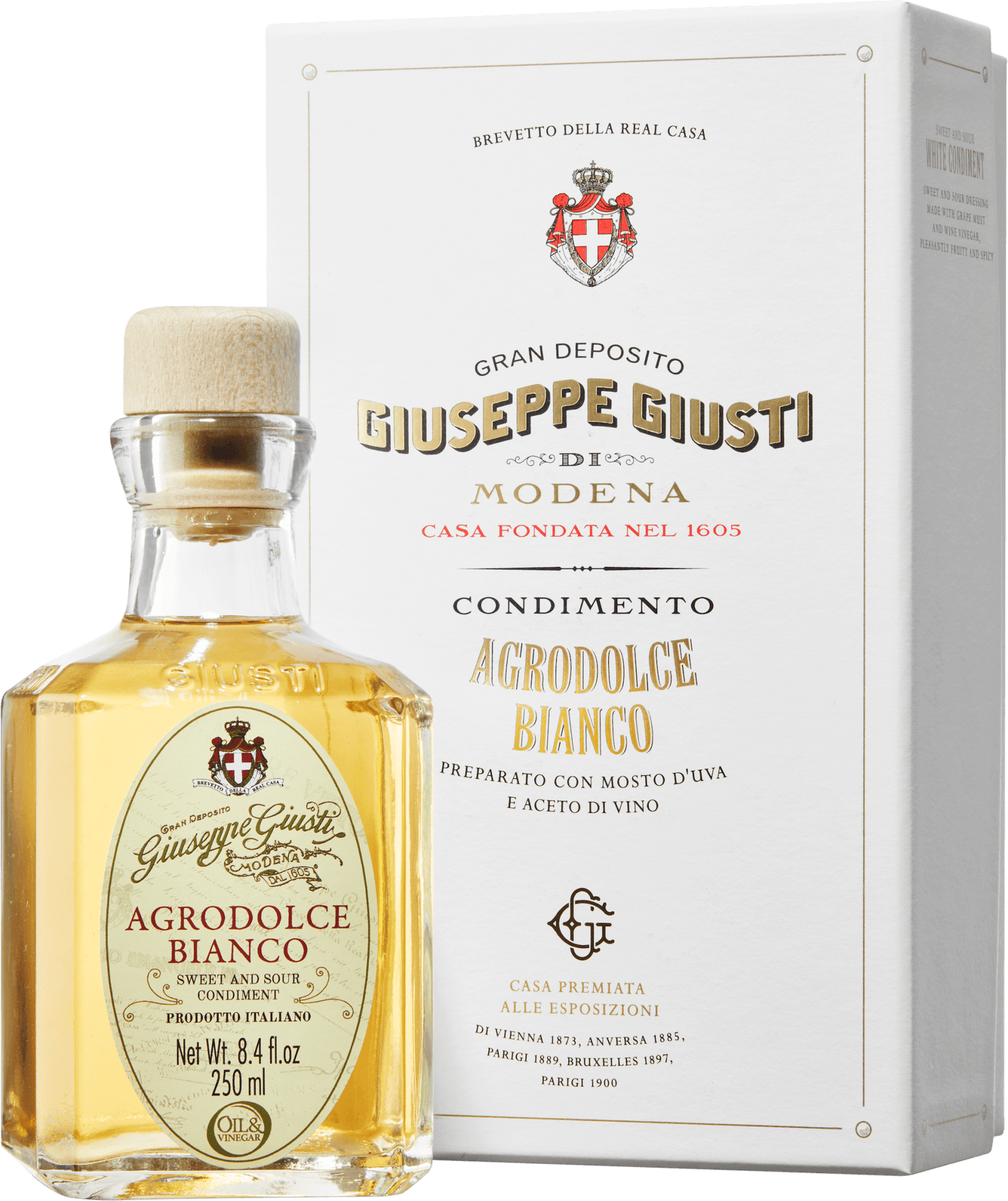 Geschenk Box Agrodolce Bianco di Modena 250 ml - oilvinegar.ch