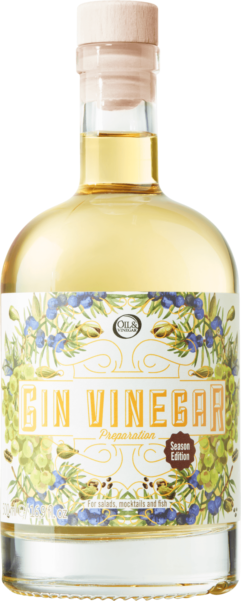 Gin Vinegar Season Edition 500 ml - oilvinegar.ch