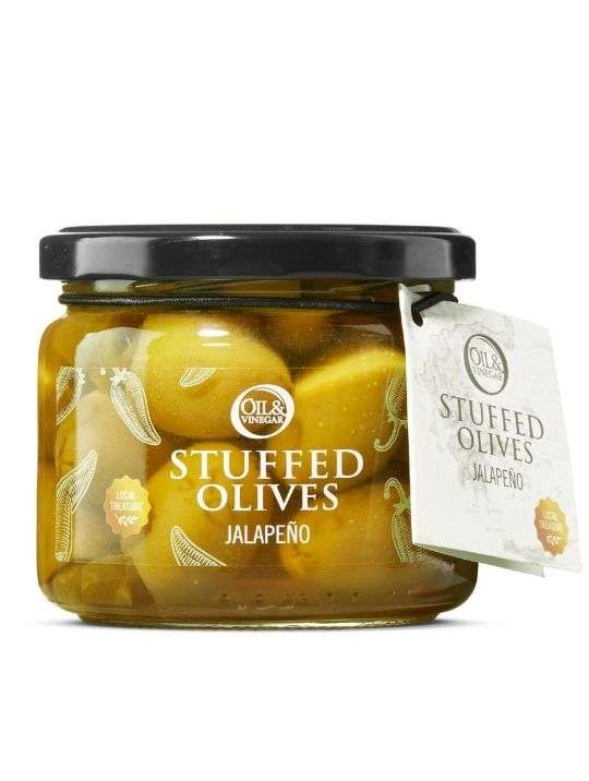 Olives stuffed mit Jalapeño - 300 g - oilvinegar.ch