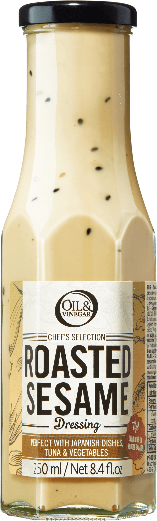 Roasted Sesame Dressing 250 ml - oilvinegar.ch