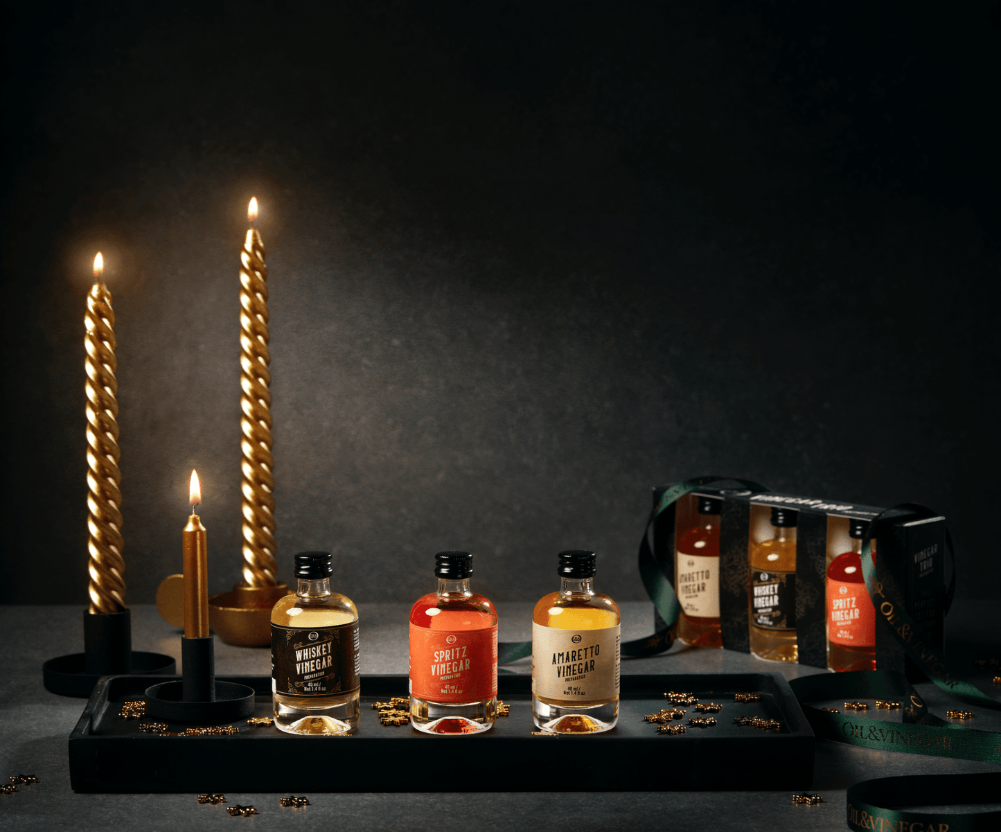 Vinegar trio 3x40 ml - oilvinegar.ch