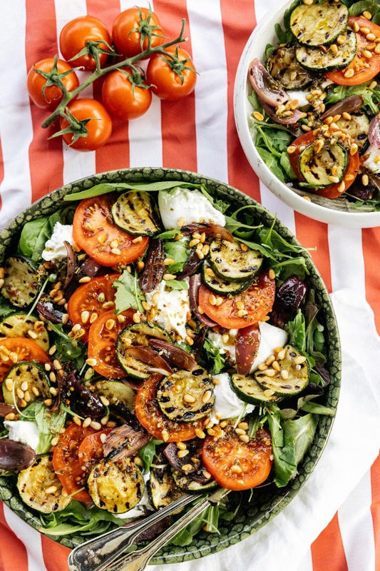 Mediterraner Gemüsesalat vom Grill - oilvinegar.ch