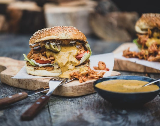 Pulled Jackfruit Burger - oilvinegar.ch