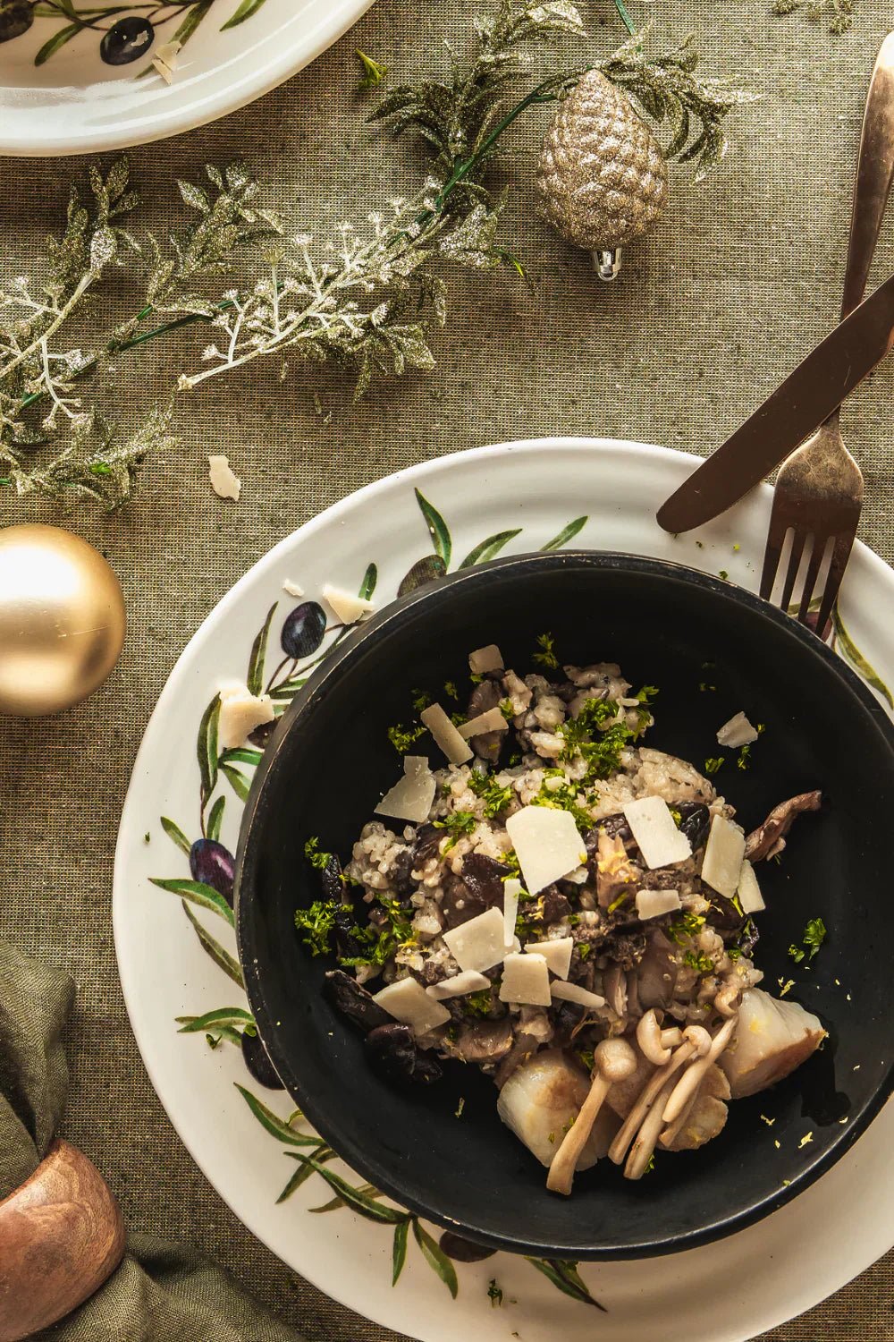 Risotto mit Jakobsmuscheln & Trüffel - oilvinegar.ch