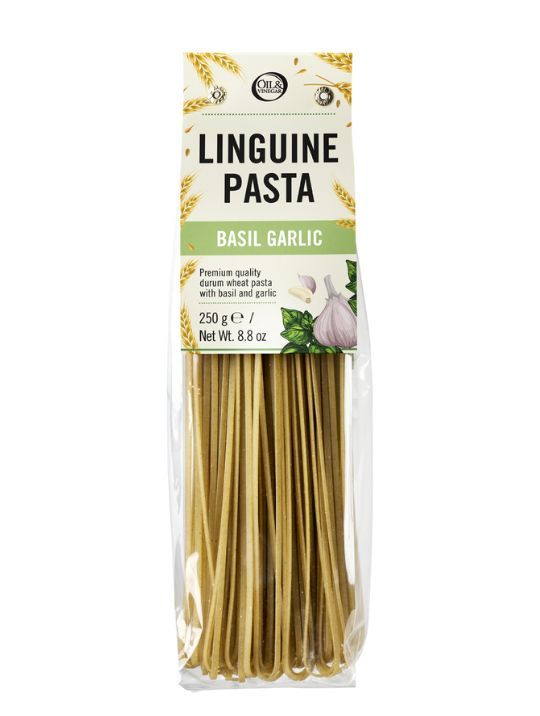 Basil Garlic Linguine 250 g - oilvinegar.ch