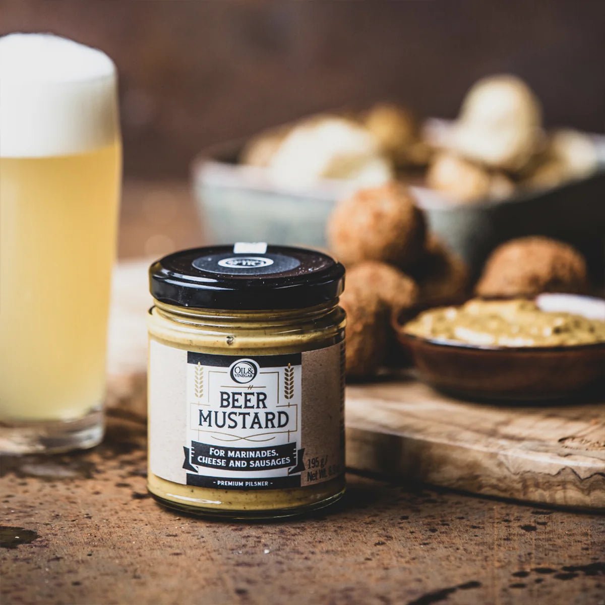 Beer Mustard - 195g - oilvinegar.ch