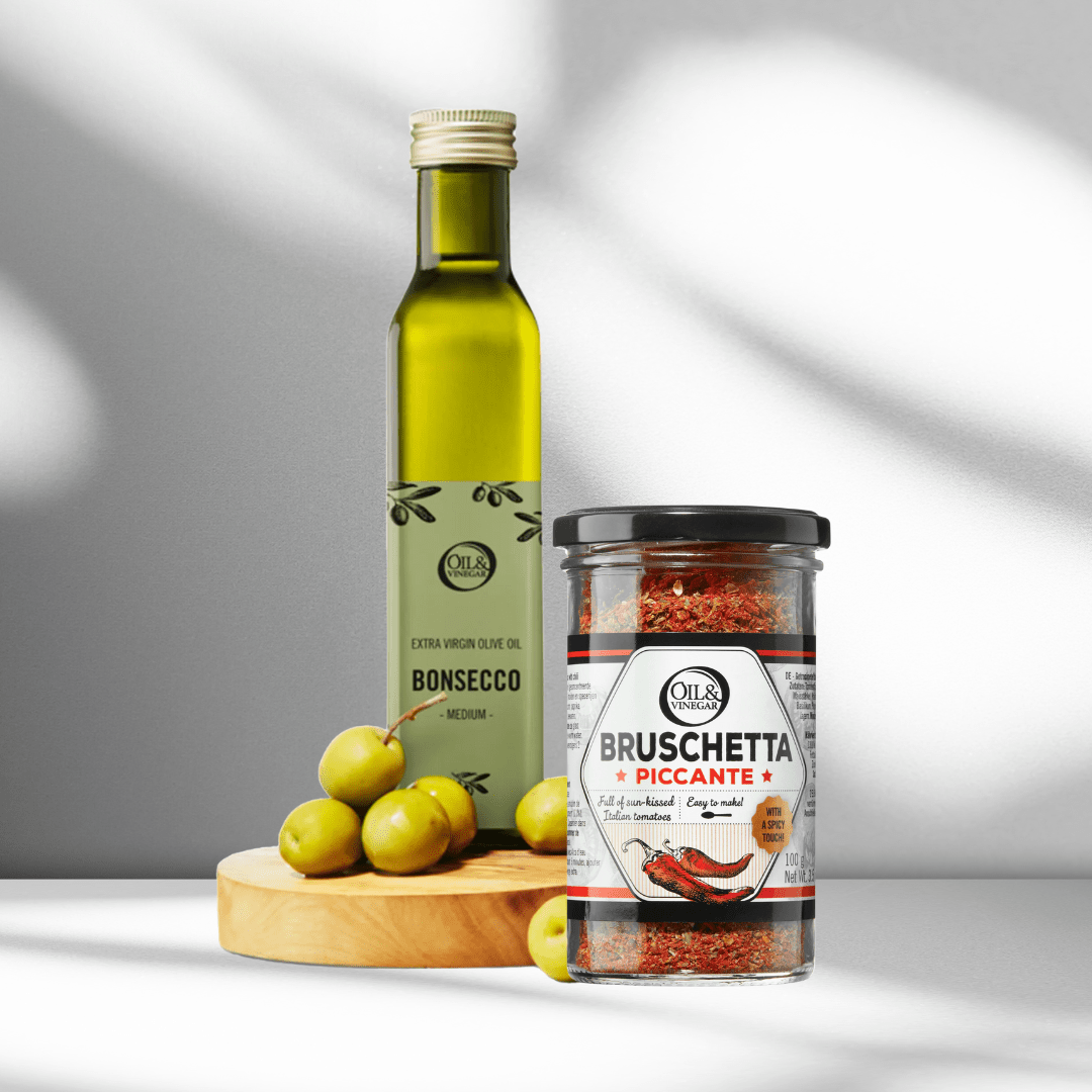 Bruschetta Piccante & Bonsecco Olivenöl - oilvinegar.ch