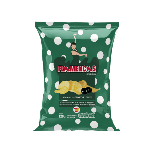 Flamencas schwarze oliven chips 120 g - oilvinegar.ch