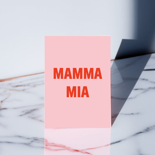 Grusskarte Mamma Mia A6 - oilvinegar.ch
