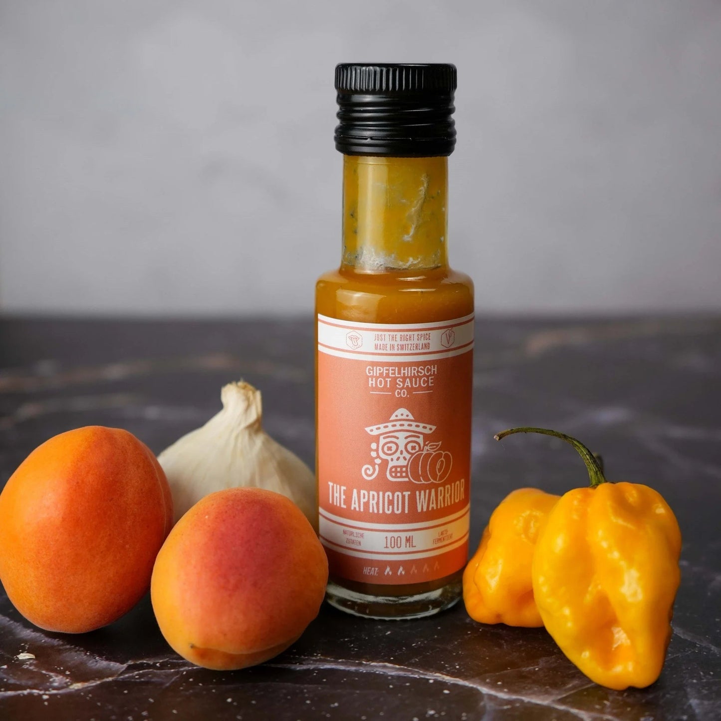 Hot Sauce Apricot Warrior 100 ml - oilvinegar.ch