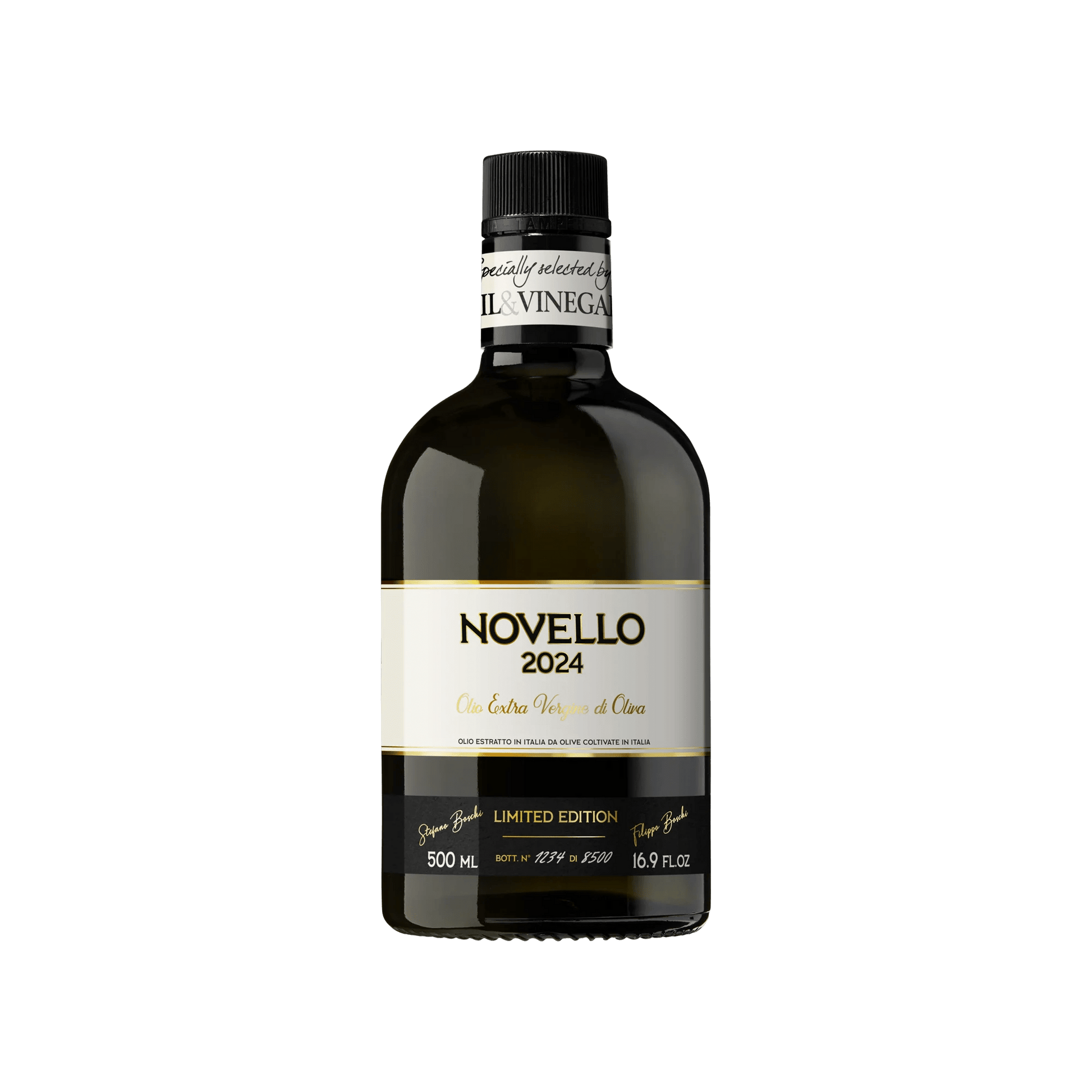 Limitierte Edition: Erste Ernte 2024/2025 - Novello Natives Olivenöl Extra 500 ml - oilvinegar.ch