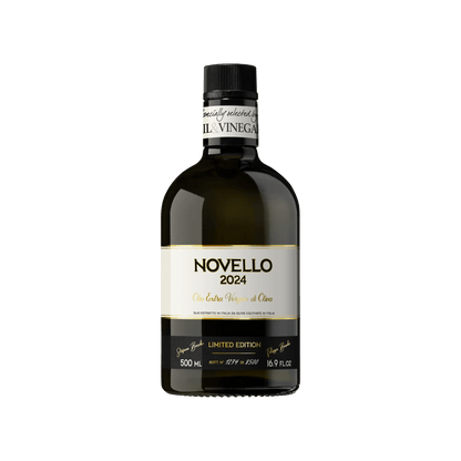 Limitierte Edition: Erste Ernte 2024/2025 - Novello Natives Olivenöl Extra 500 ml - oilvinegar.ch