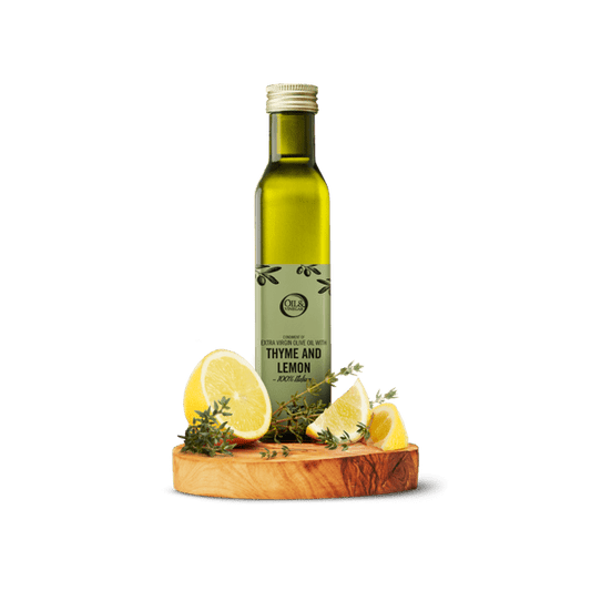Natives Olivenöl Extra mit Zitronen & Thymian - oilvinegar.ch