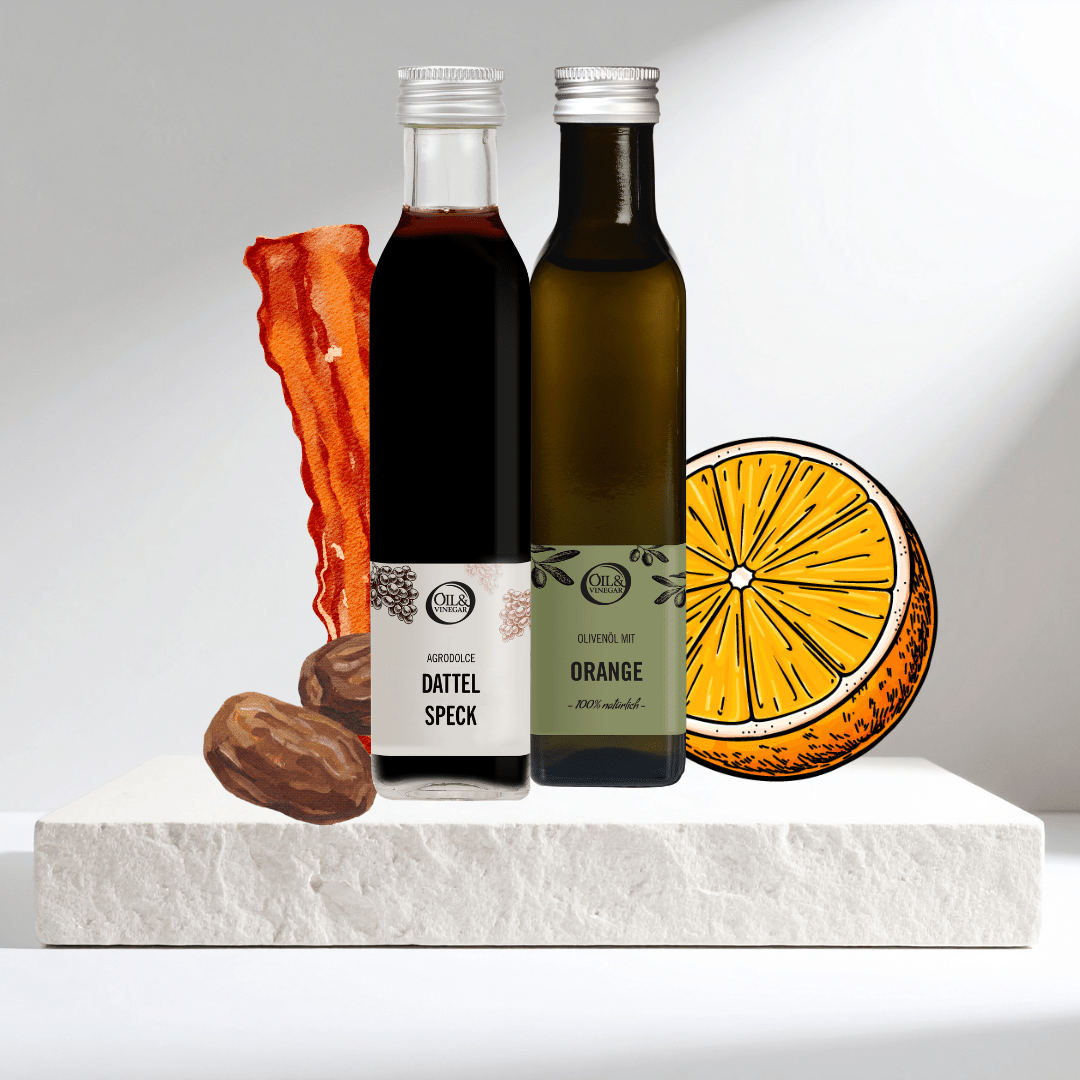 Perfect Match EVOO Orangen & Dattel Speck Agrodolce - oilvinegar.ch