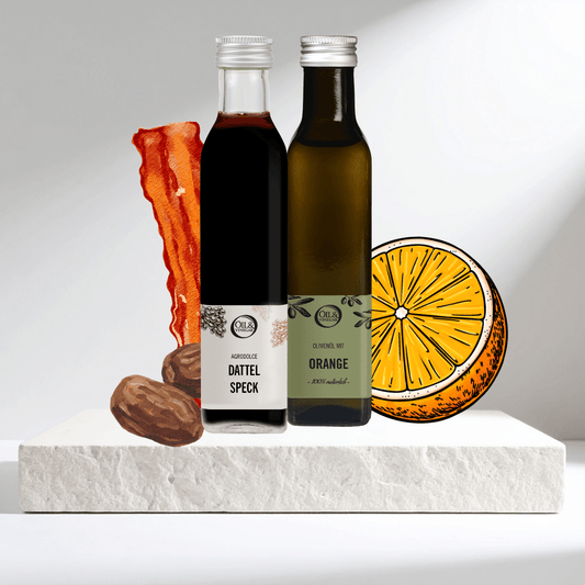 Perfect Match EVOO Orangen & Dattel Speck Agrodolce - oilvinegar.ch