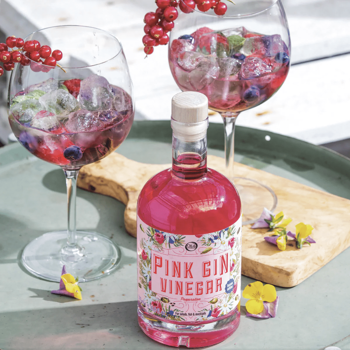 Pink Gin Vinegar Season Edition 500 ml - oilvinegar.ch