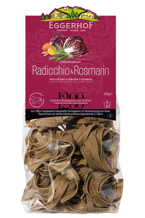 Radicchio-Rosmarin Bandnudeln – Eggerhof - oilvinegar.ch