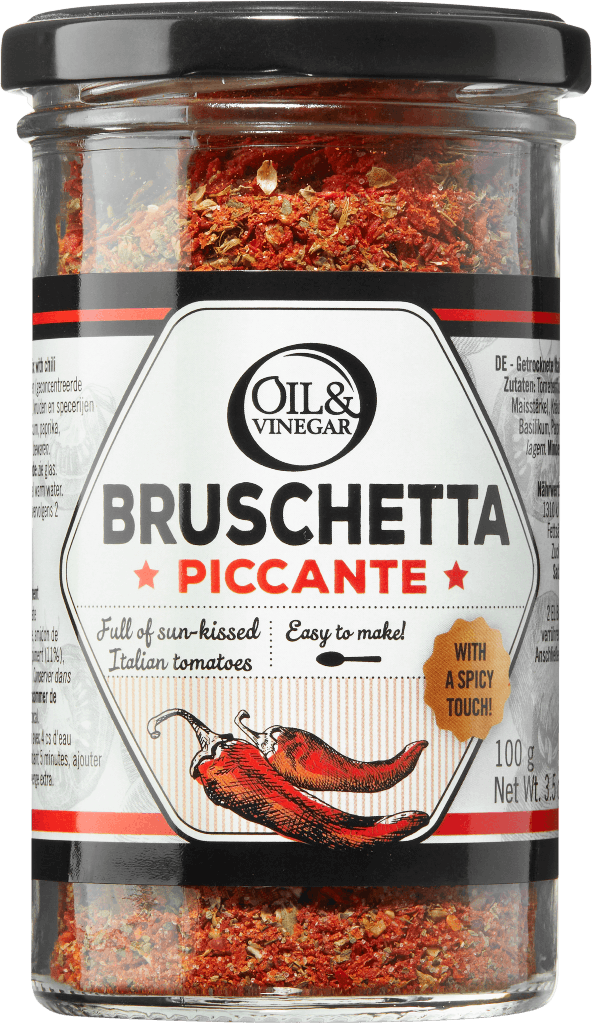 Bruschetta Piccante 100g - oilvinegar.ch