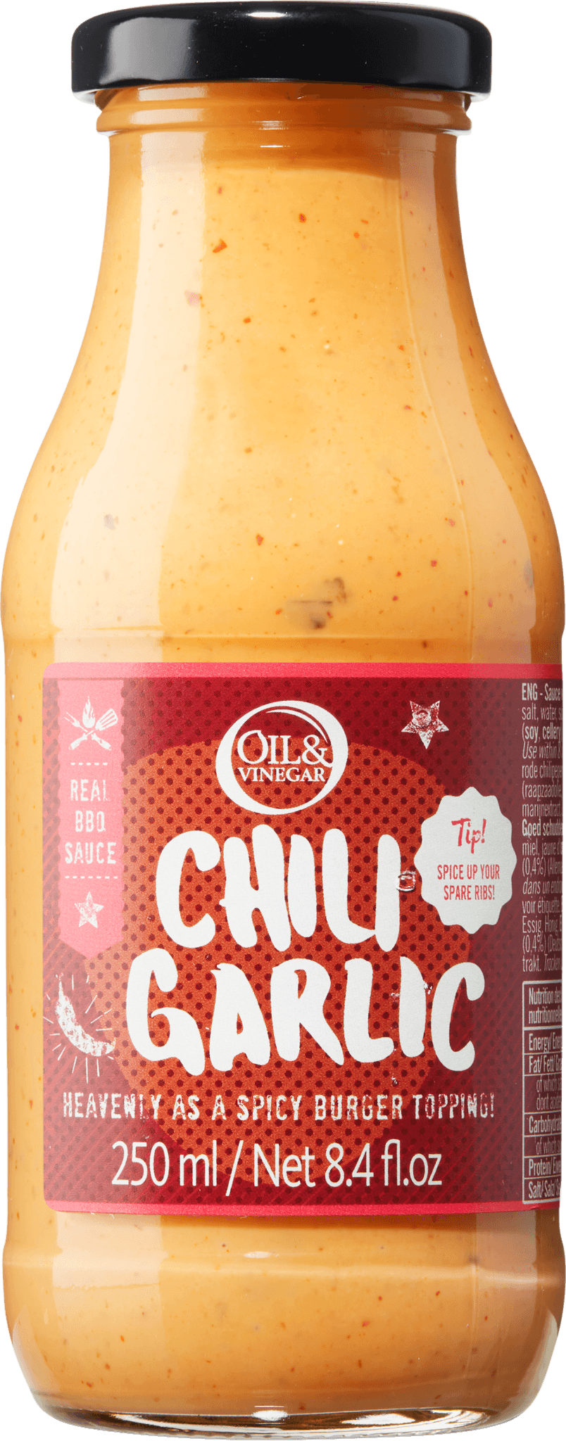 Chili Garlic BBQ Sauce 250ml - oilvinegar.ch