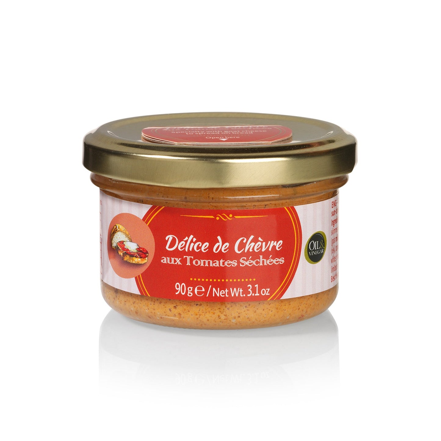 Délice de Chèvre aux Tomates Séchées 90 g - oilvinegar.ch