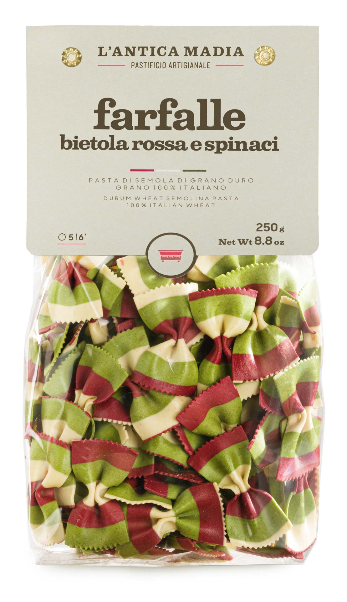 Farfalle Colorati (bandiera Italiana) 250 g - oilvinegar.ch
