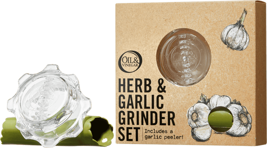 Garlic Grinder & Peeler Set - oilvinegar.ch