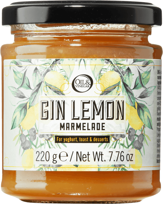 Lemon & Gin Marmalade 220 g - oilvinegar.ch