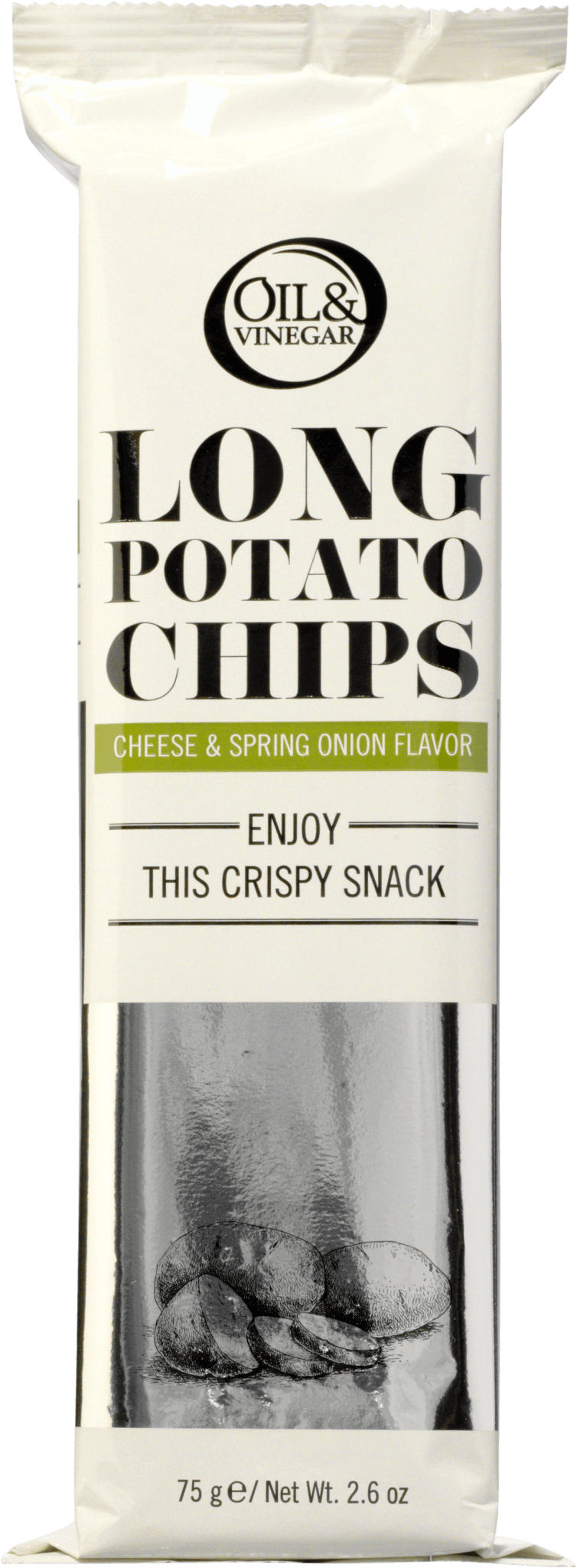 Long Potato Chips Cheese & Spring Onion 75 g - oilvinegar.ch