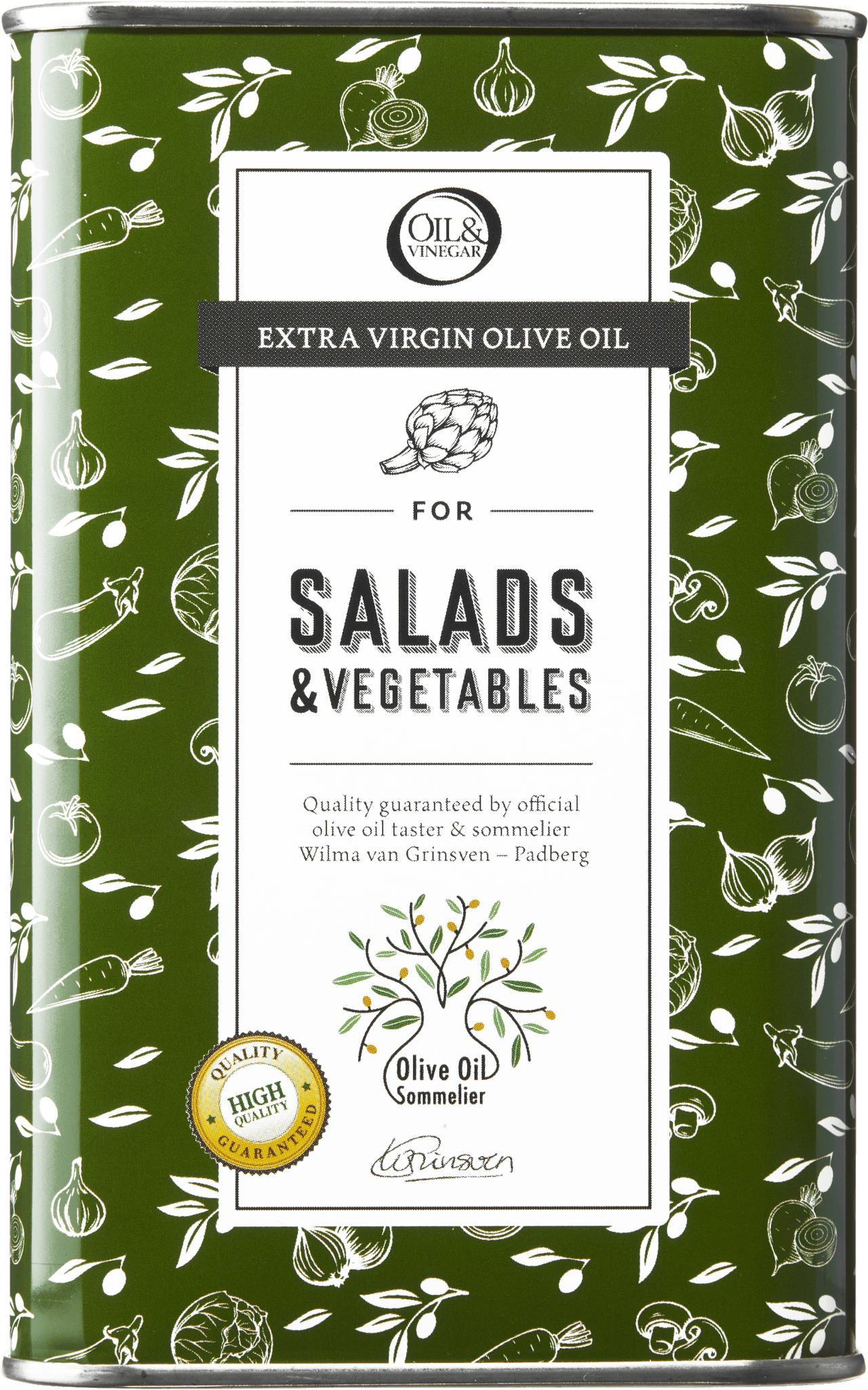 Natives Olivenöl Extra Sommelier Salads & Vegetables 500 ml - oilvinegar.ch