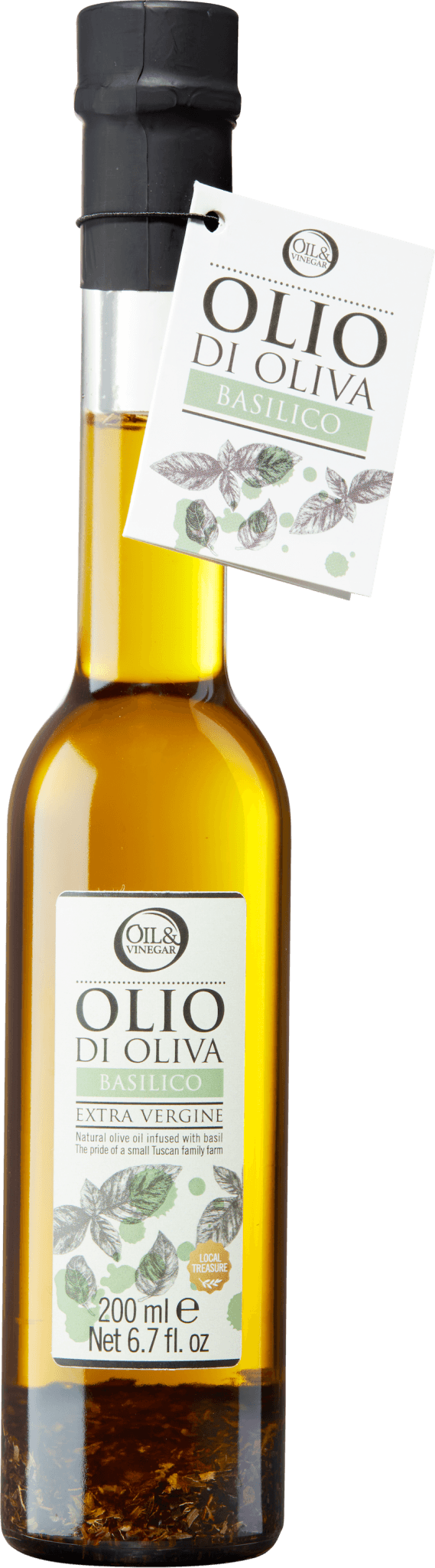 Olio di Oliva Basilico 200 ml - oilvinegar.ch