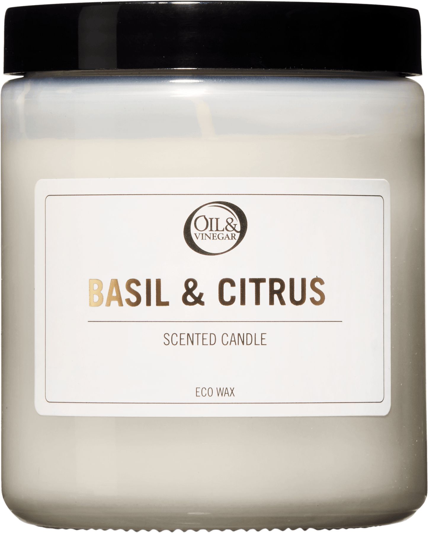 Scented Candle Basil & Citrus - 180 g - oilvinegar.ch