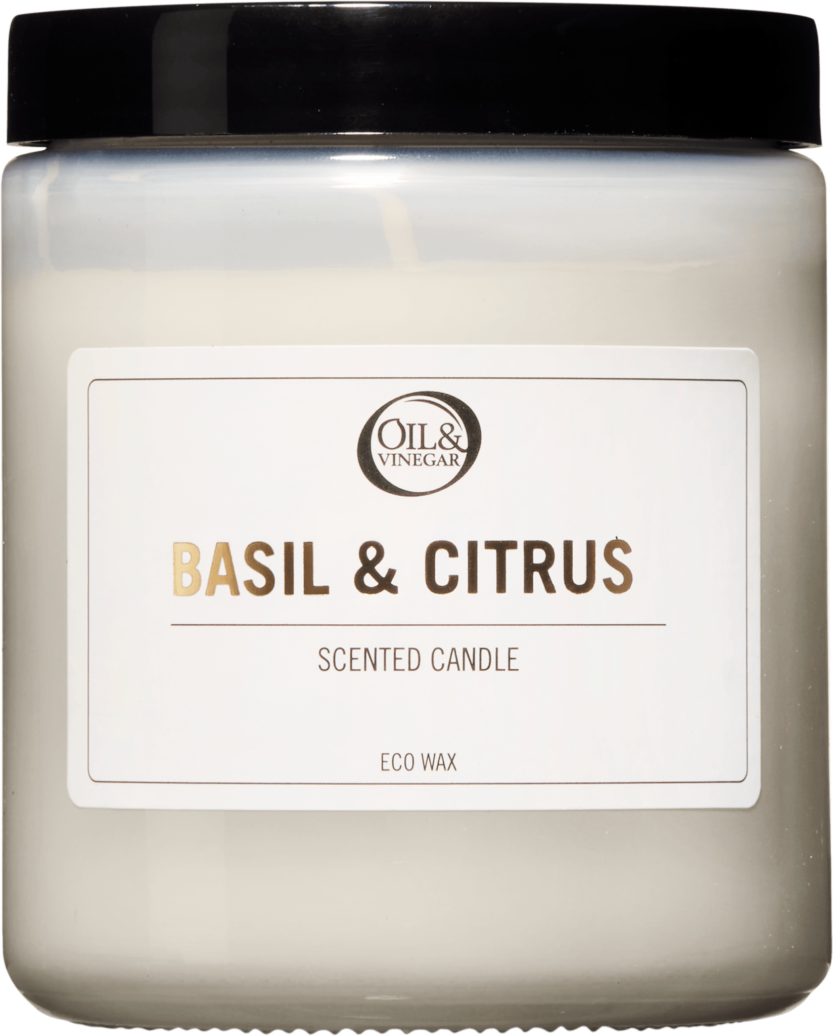 Scented Candle Basil & Citrus - 180 g - oilvinegar.ch