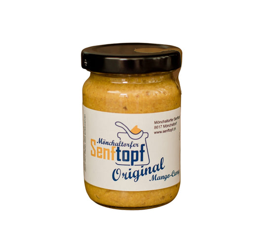 Senf Mango-Curry Mönchaltorfer Senftopf 100 ml - oilvinegar.ch