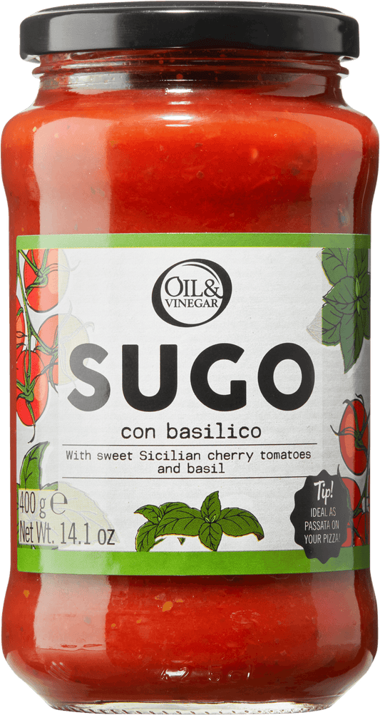 Sugo con basilico 400 g - oilvinegar.ch