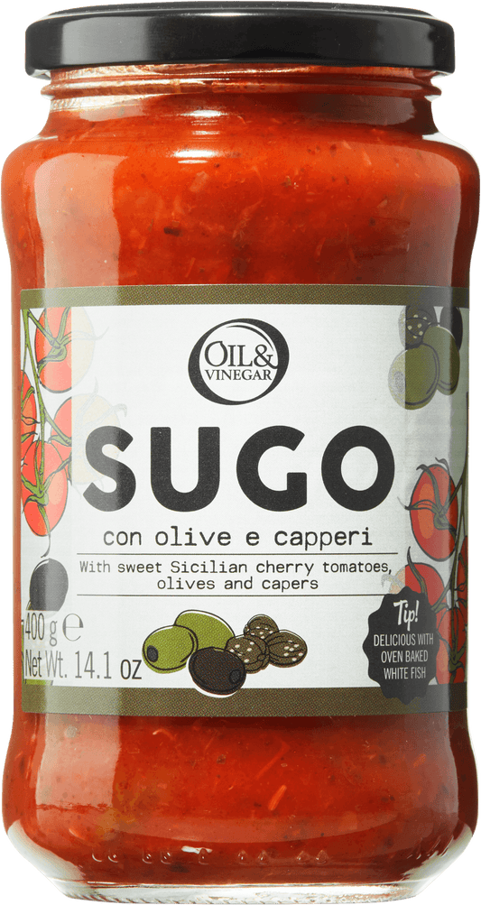 Sugo con olive e capperi 400 g - oilvinegar.ch